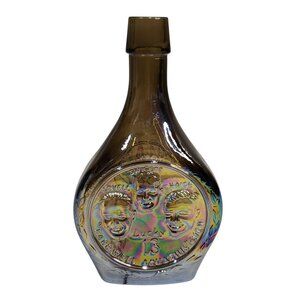 Vintage Wheaton Iridescent Brown Decanter Bottle